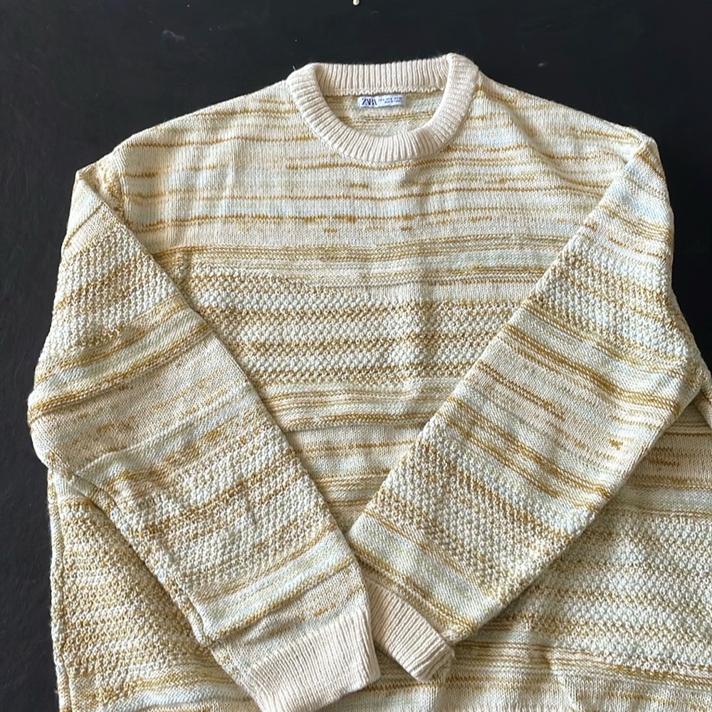 Zara Men’s Large Crew Neck Sweater